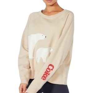 NWT Wildfox‎ X Coca Cola Limited Edition Polar Bears Sweatshirt Pullover Small